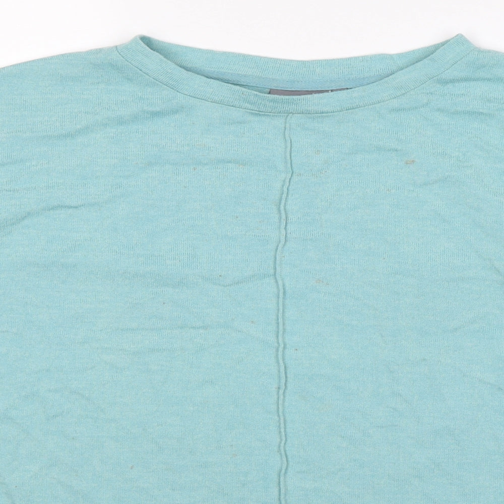 b.young Womens Blue  Knit Pullover Jumper Size M