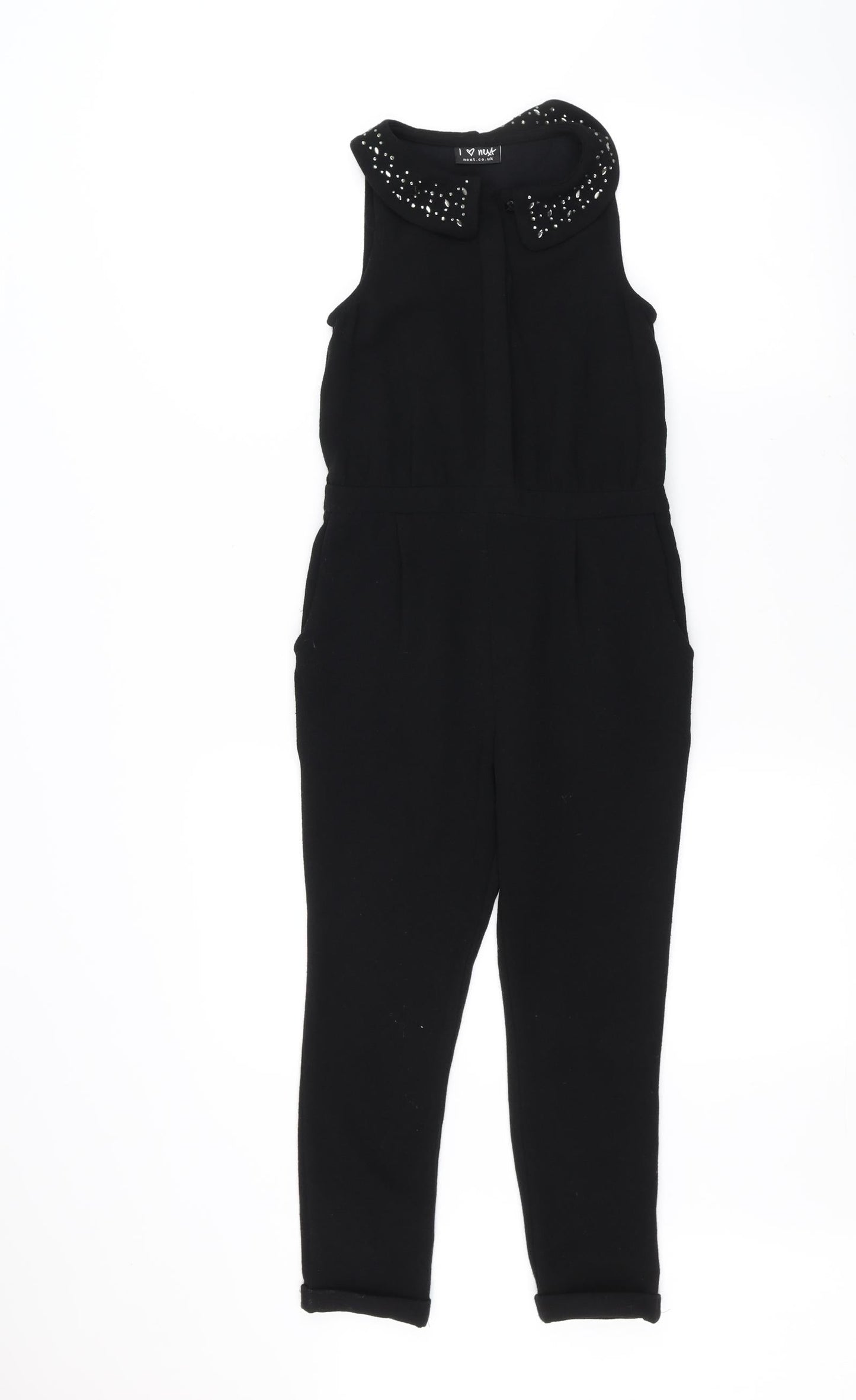 NEXT Girls Black   Bodysuit One-Piece Size 7 Years