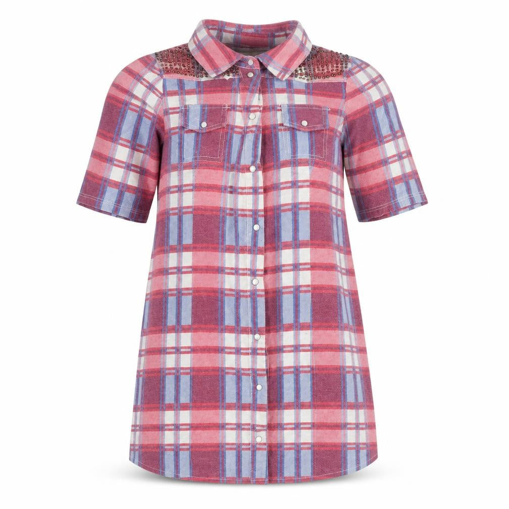 glory union Womens Red   Basic Button-Up Size 12
