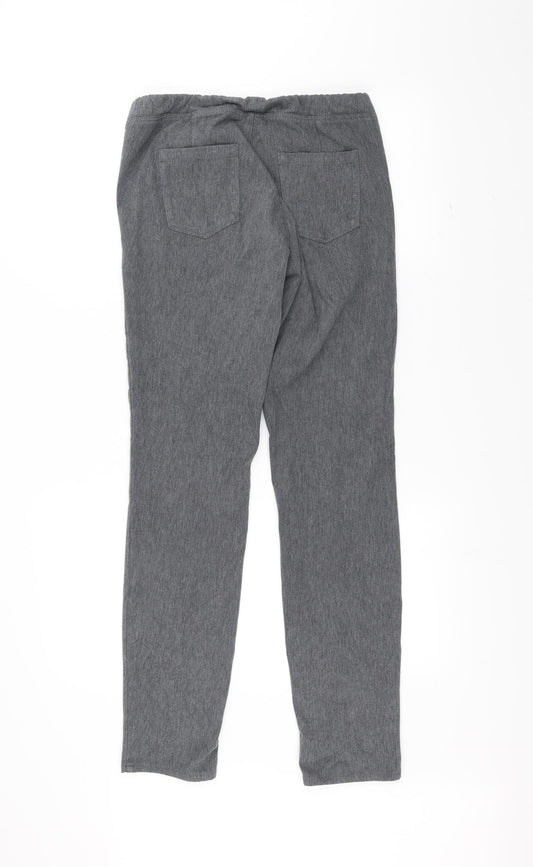 uni Womens Grey   Trousers  Size M L28 in