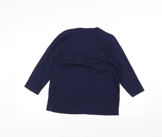 TIGI Womens Blue   Pullover Jumper Size 14
