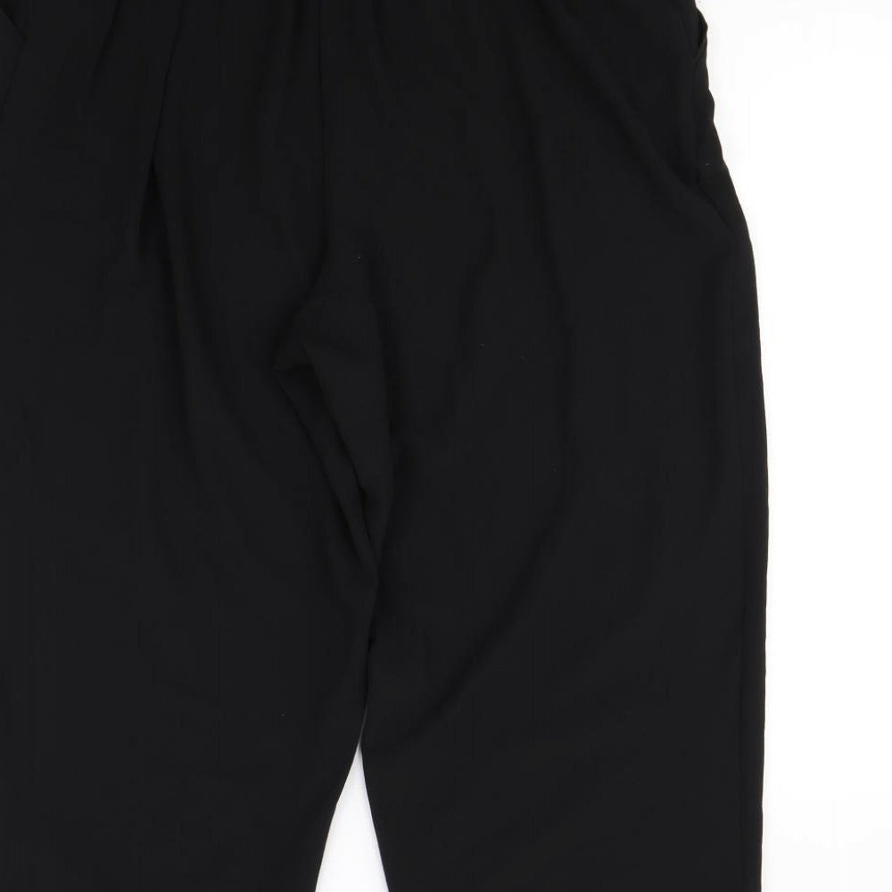 Evans Womens Black   Dress Pants Trousers Size 14 L21 in