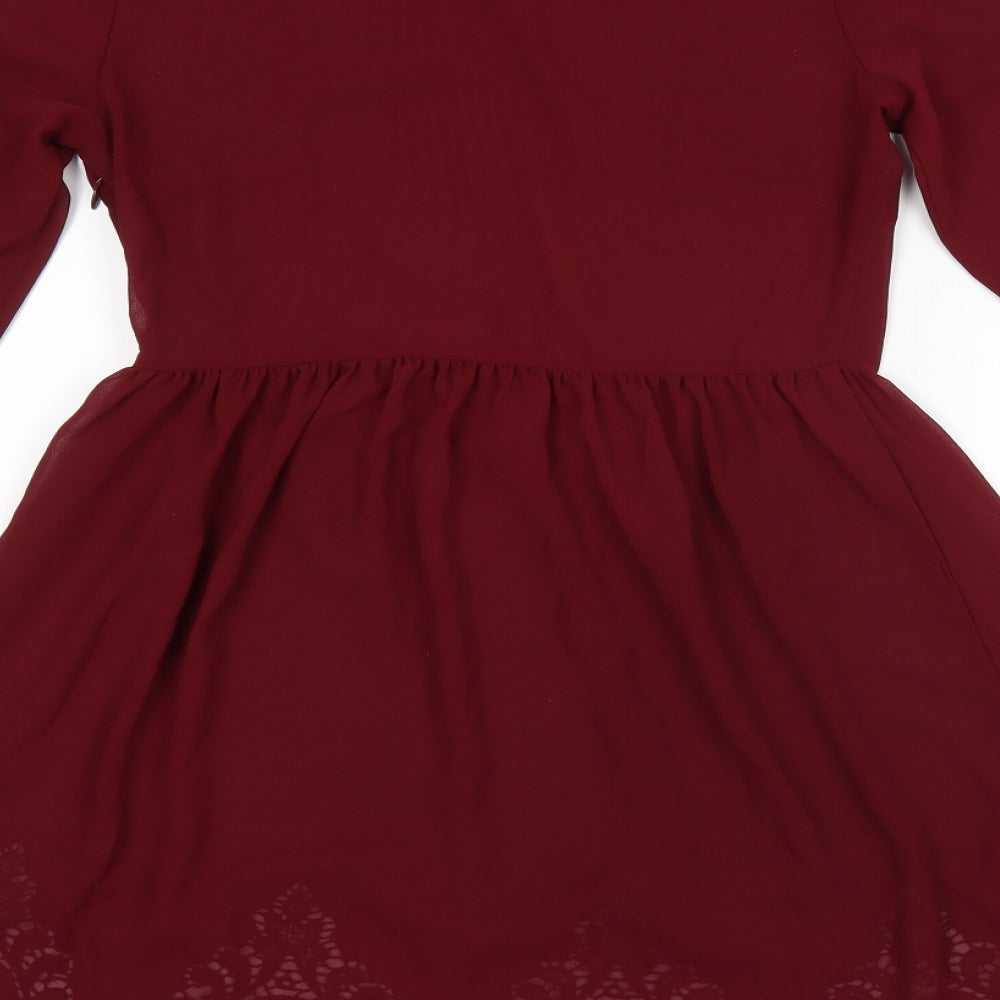 H&M Womens Red   Shift  Size 6