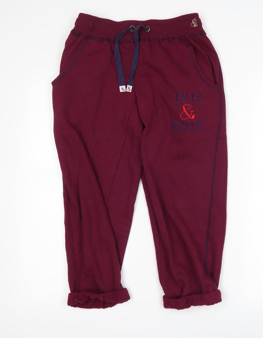 Debenhams Womens Purple   Jogger Trousers Size 8 L23 in