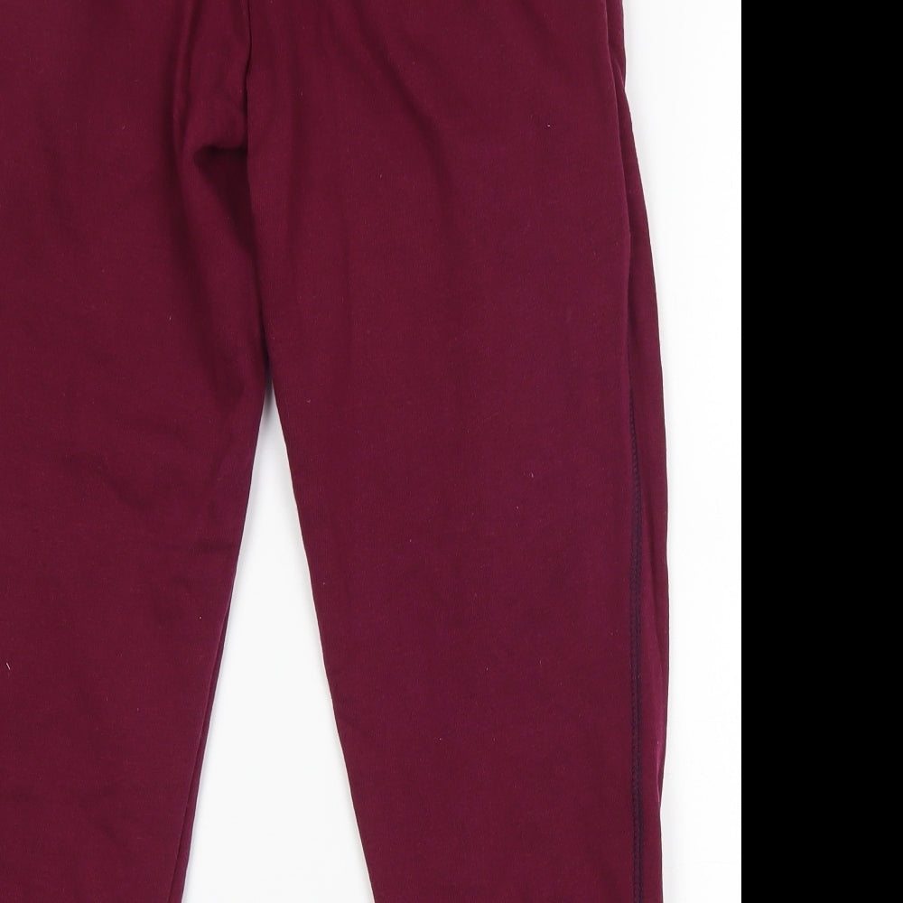 Debenhams Womens Purple   Jogger Trousers Size 8 L23 in