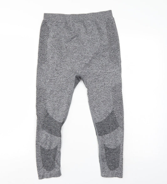 Preworn Womens Grey   Track Pants Leggings Size XS L19 in - Elastic Waist