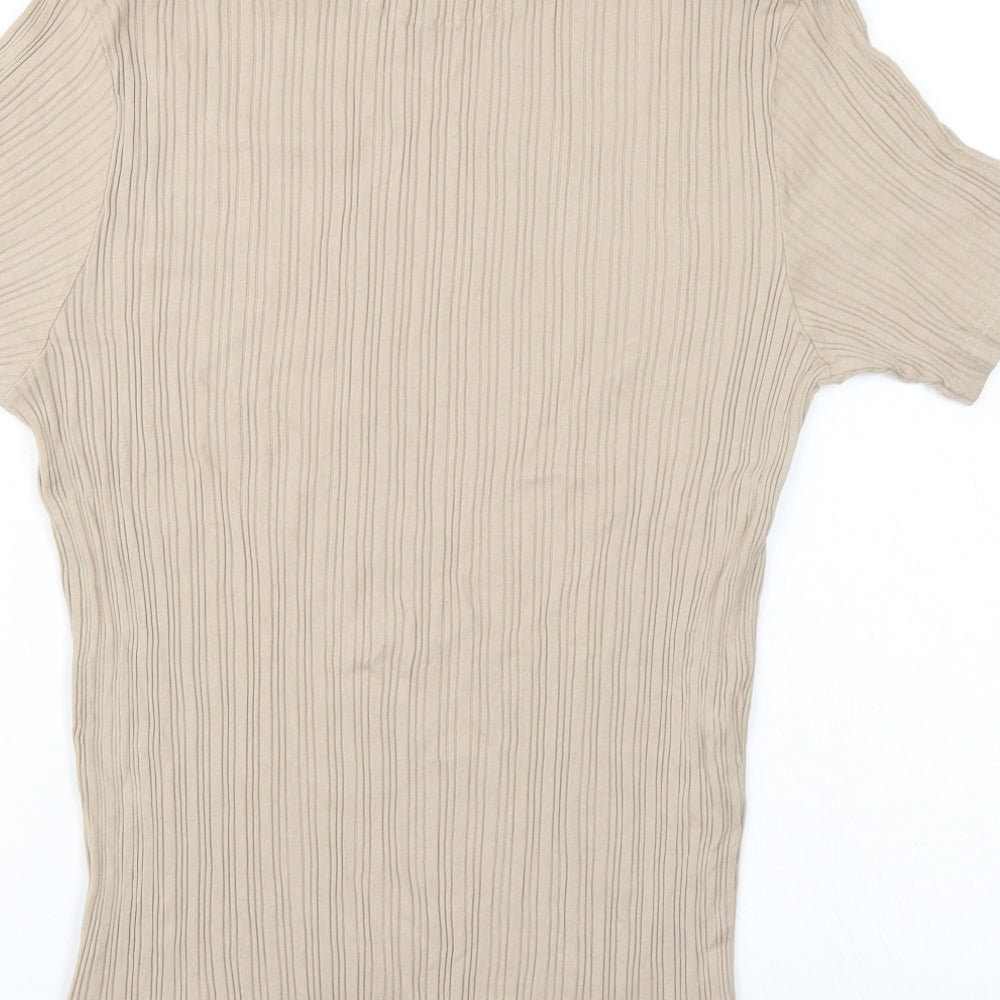 Brave Soul Womens Brown   Tunic Blouse Size L