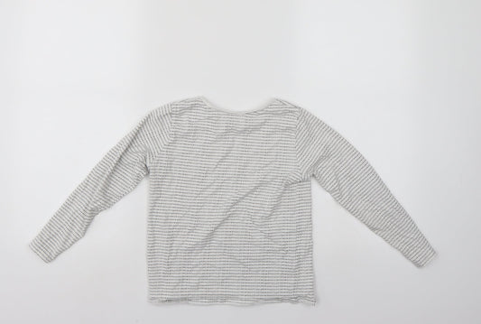 George Girls White   Top Pyjama Top Size 8-9 Years