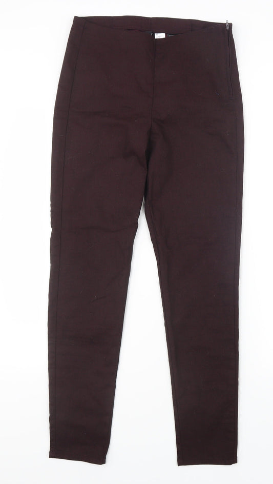 Divided by H&M Womens Purple   Trousers  Size 10 L28 in