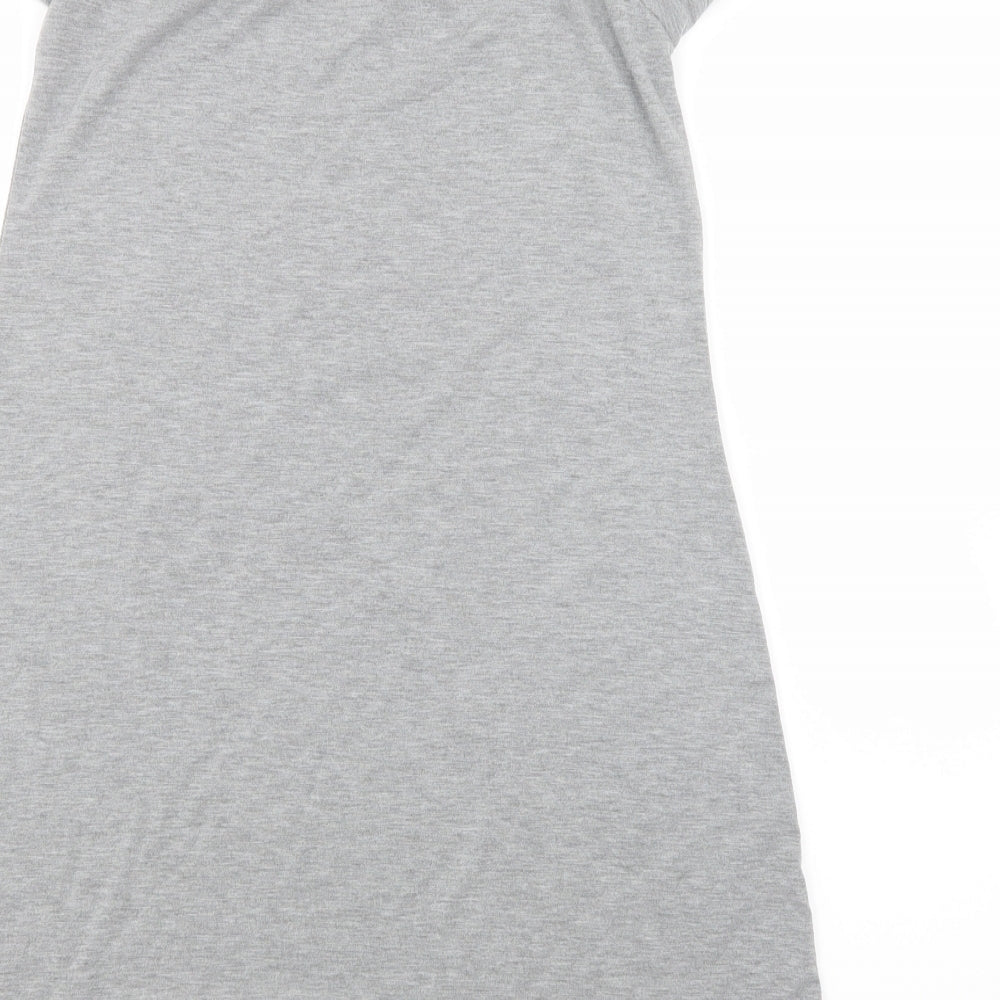 PRETTYLITTLETHING Womens Grey   T-Shirt Dress  Size 12