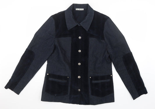 Paul Mausner Womens Blue   Jacket  Size 14