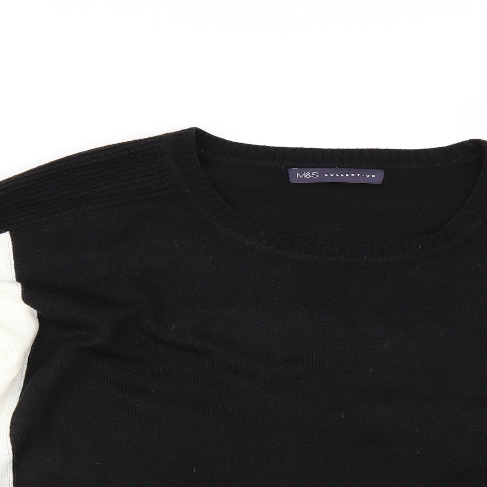 Marks and Spencer Womens Black   Pullover Jumper Size 12