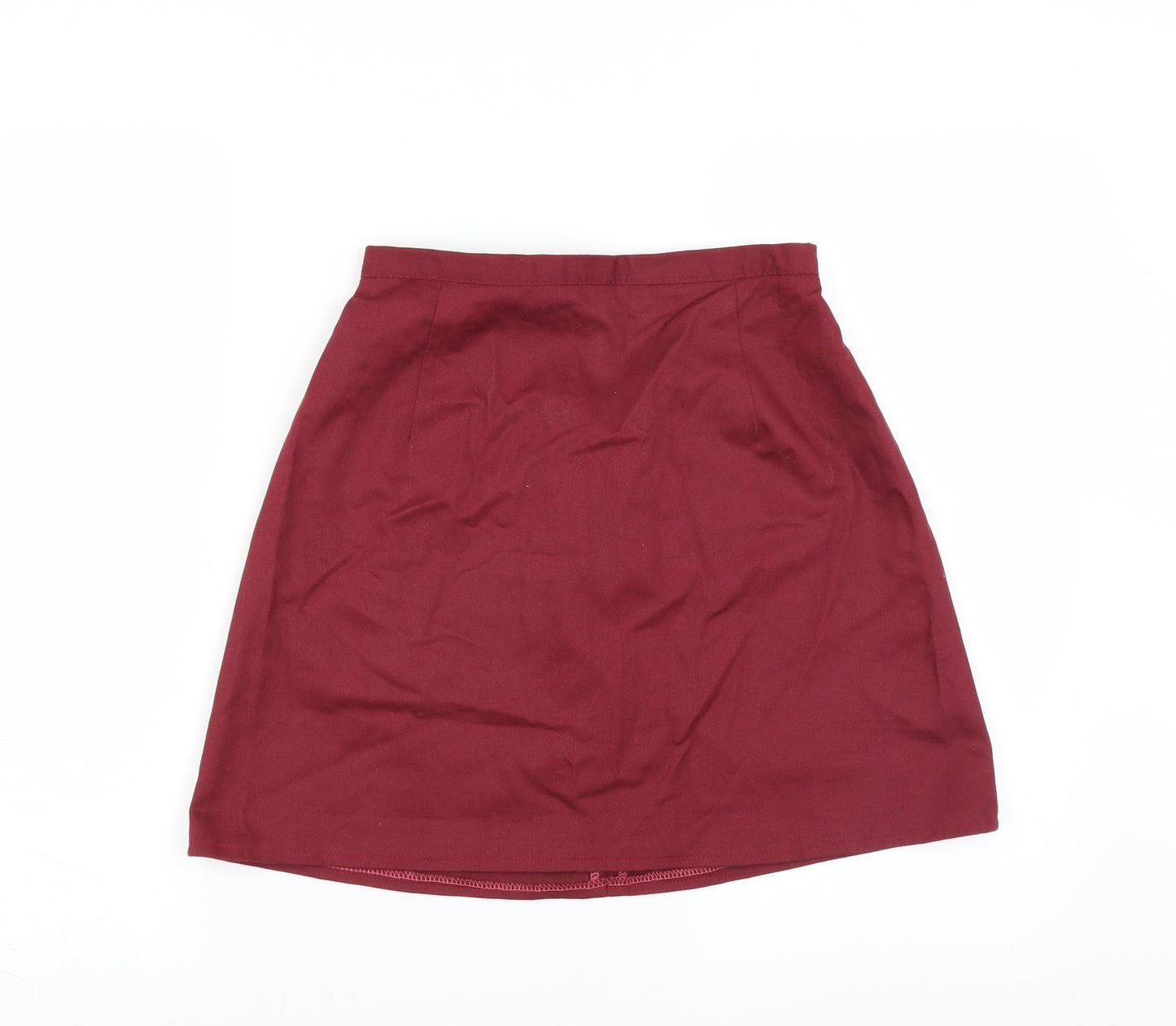 Preworn Womens Red   A-Line Skirt Size 26 in