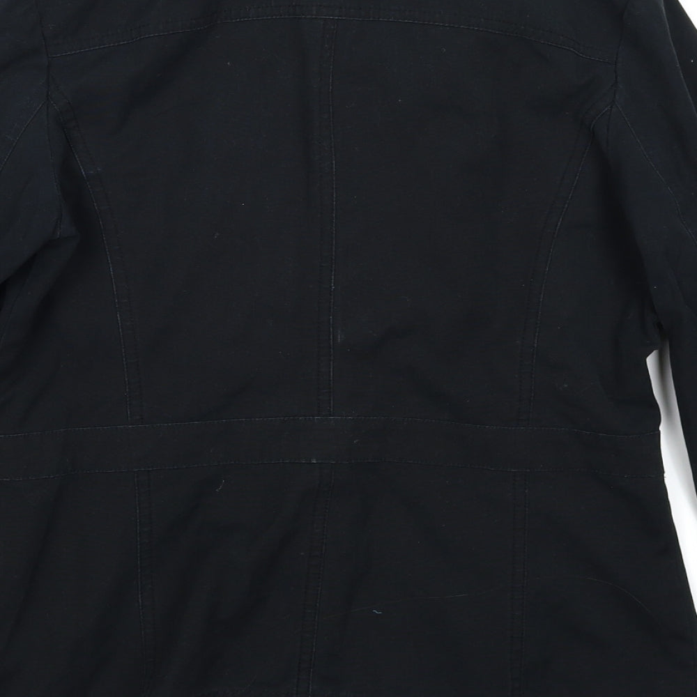 Pineapple Womens Black   Pea Coat Coat Size 12