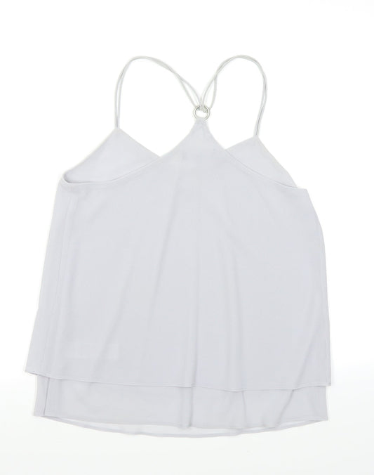 New Look Womens Grey   Camisole Blouse Size 10