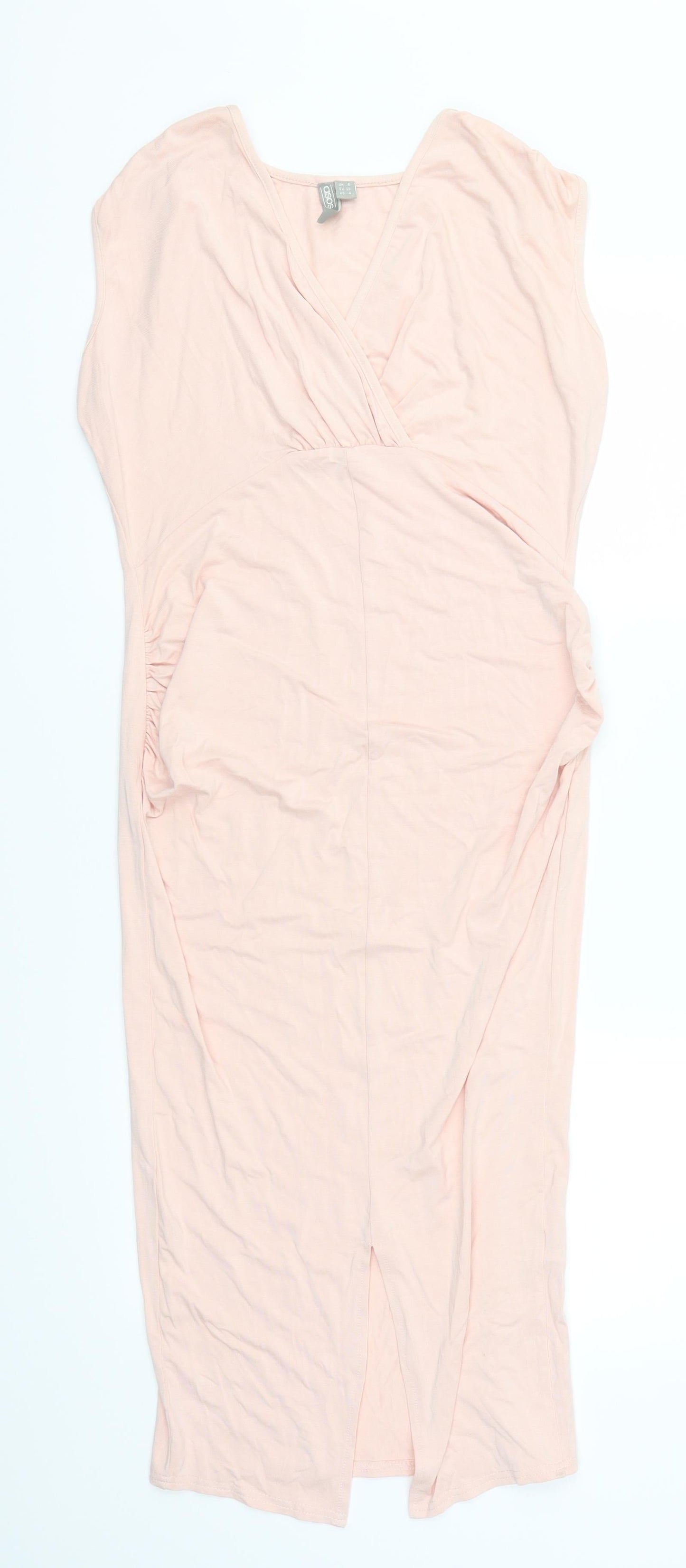 ASOS Womens Pink   Pencil Dress  Size 8