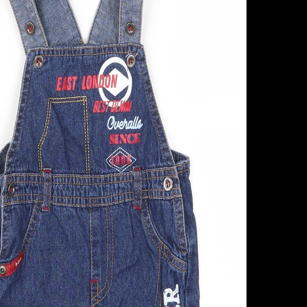Lee Cooper Baby Blue  Denim Dungaree One-Piece Size 18 Months  - Lee Cooper