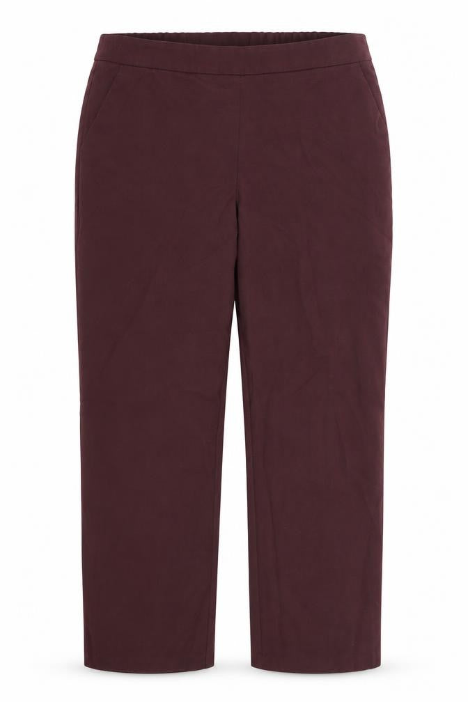 Marks & Spencer Womens Brown  Rayon Dress Pants Trousers Size 14 L26 in