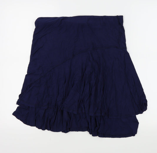Preworn Womens Blue   Flare Skirt Size 30 in