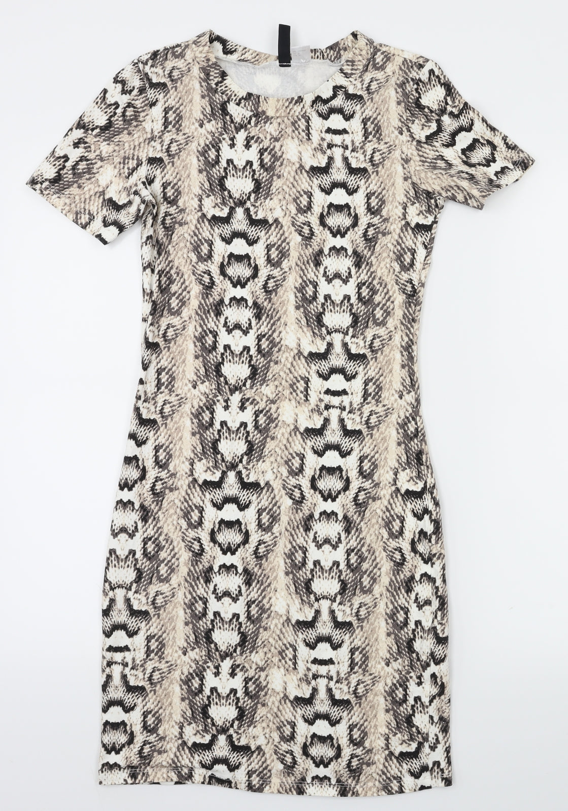 H&M Womens Brown Animal Print  A-Line  Size 8