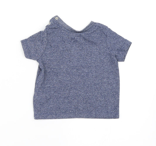 F&F Boys Blue   Basic T-Shirt Size 3-6 Months