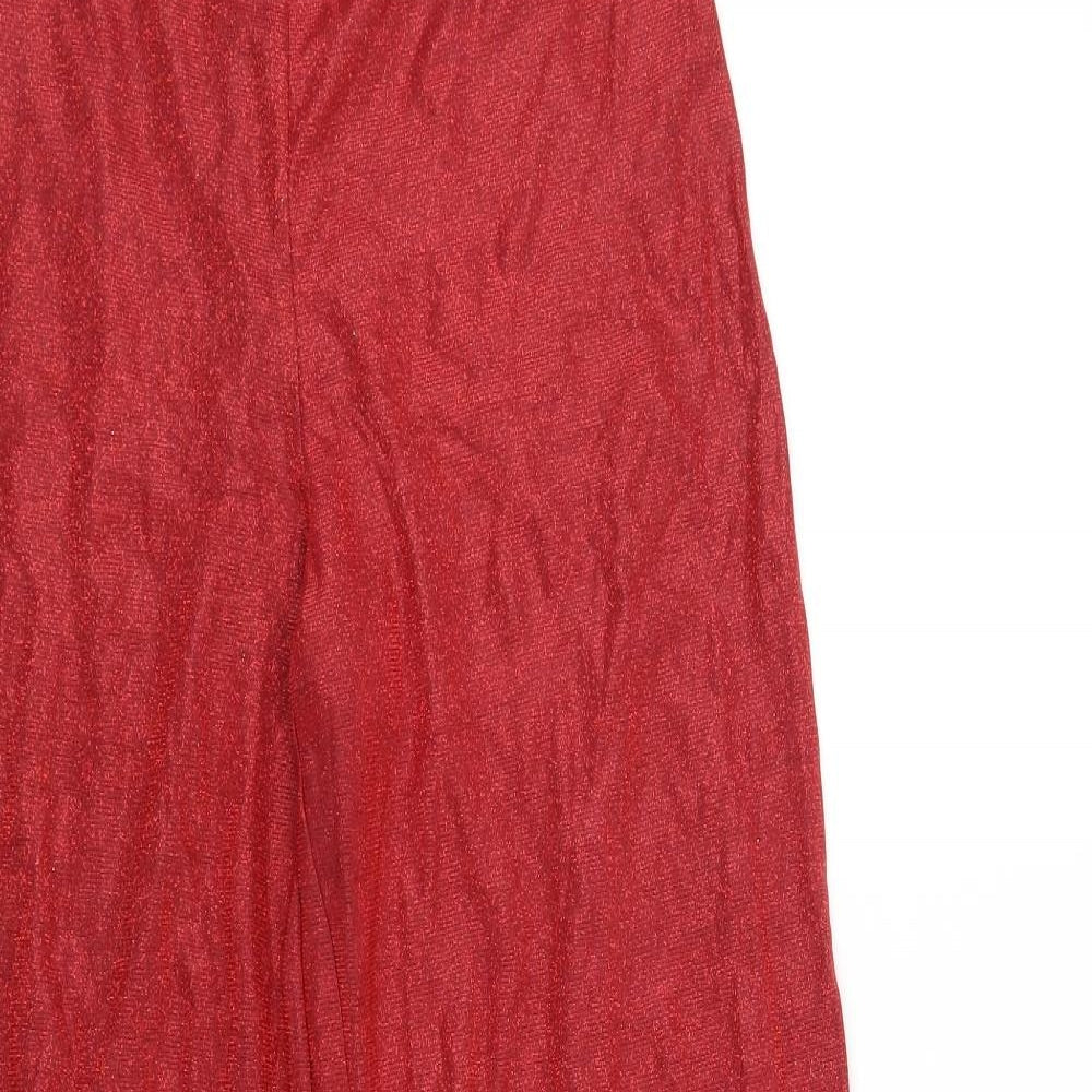 Cherry Koko Womens Red   Trousers  Size L L32.5 in
