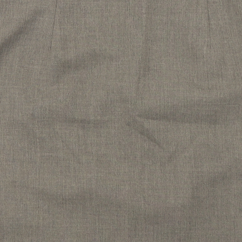 Preworn  Womens Brown   A-Line Skirt Size 14