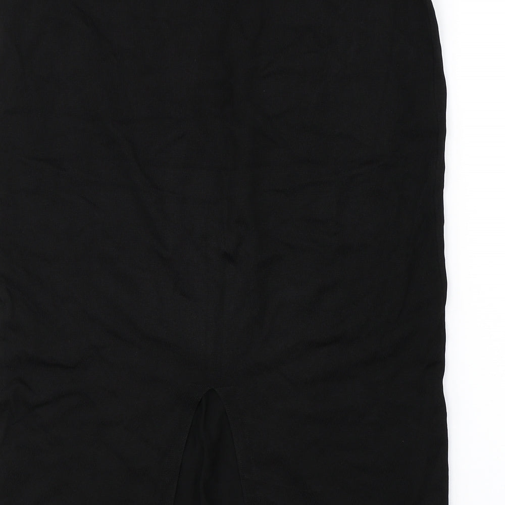 H&M  Womens Black   A-Line Skirt Size M