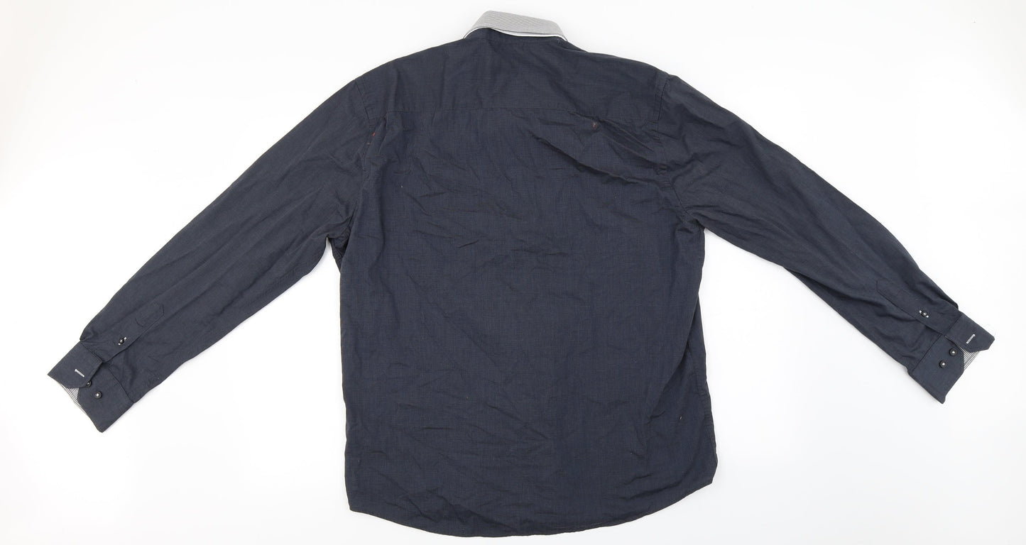 F&F  Mens Grey    Button-Up Size XL