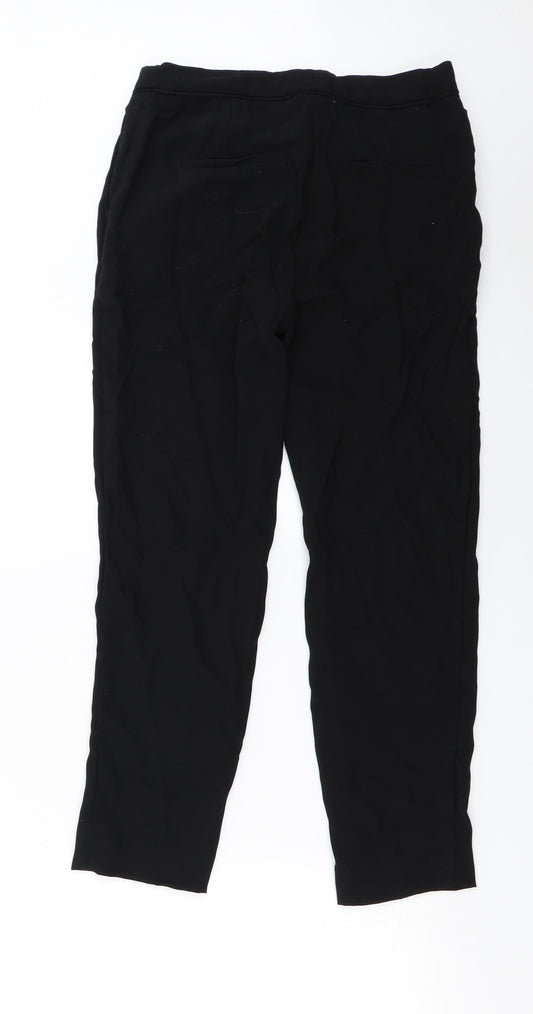 H&M  Womens Black   Trousers  Size M L23 in