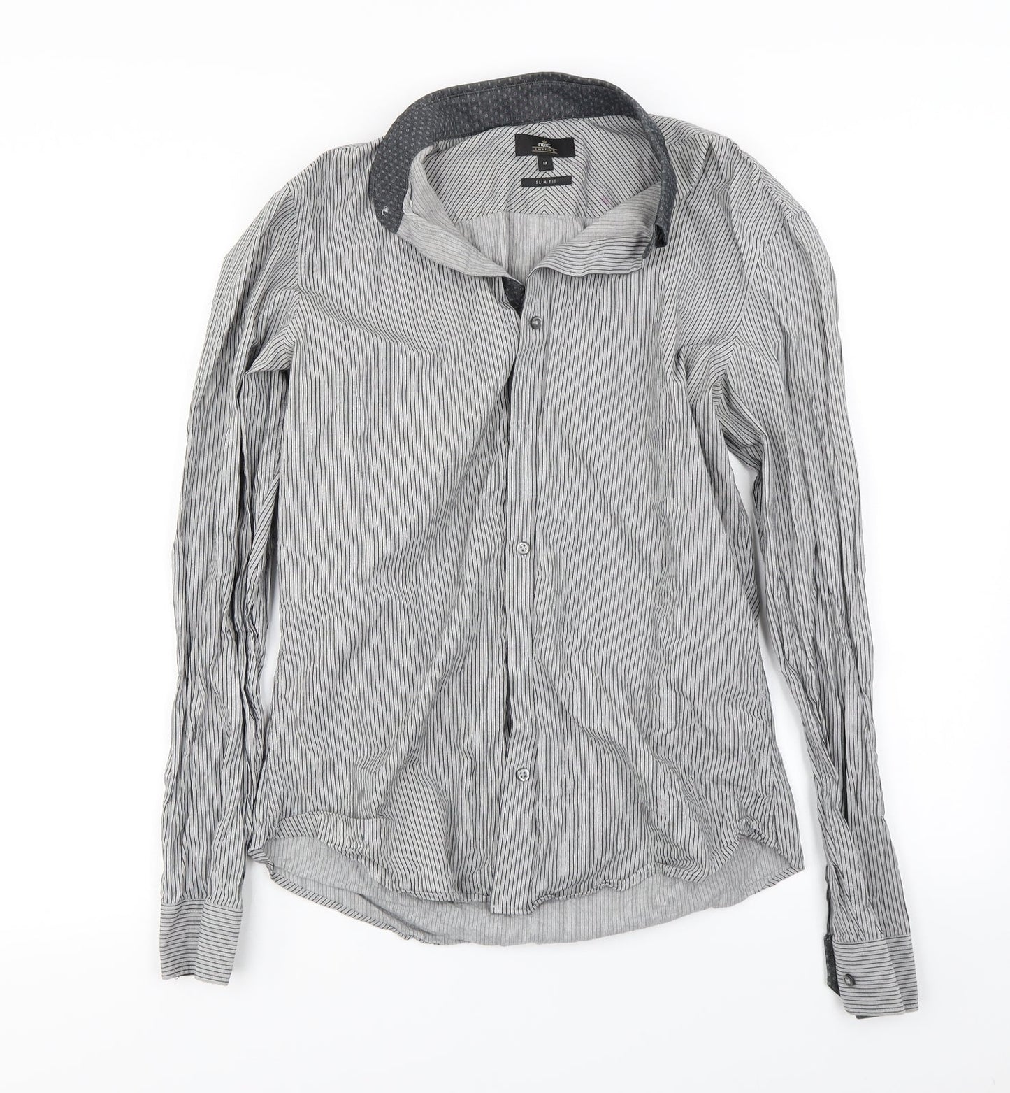 NEXT  Mens Grey    Button-Up Size M