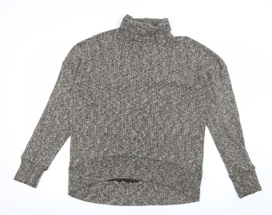 Topshop Womens Brown  Knit Pullover Jumper Size 10