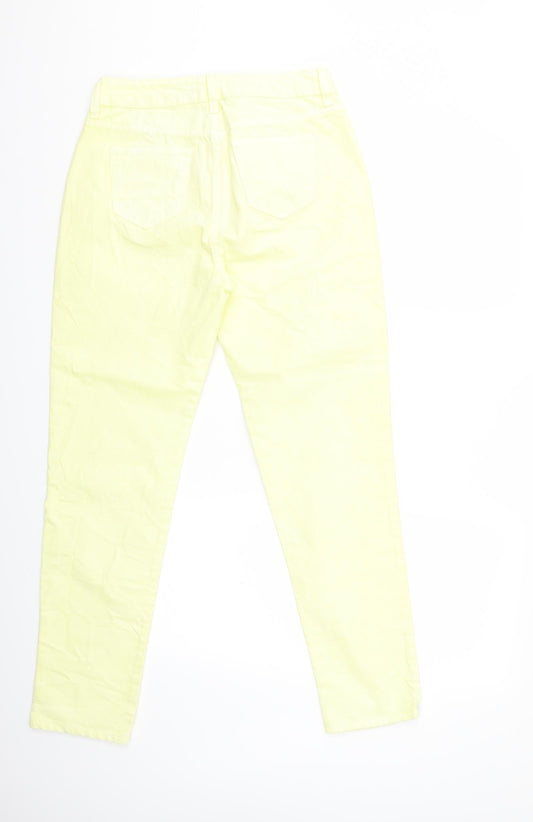 Preworn Womens Pink  Denim Skinny Jeans Size 10 L29 in