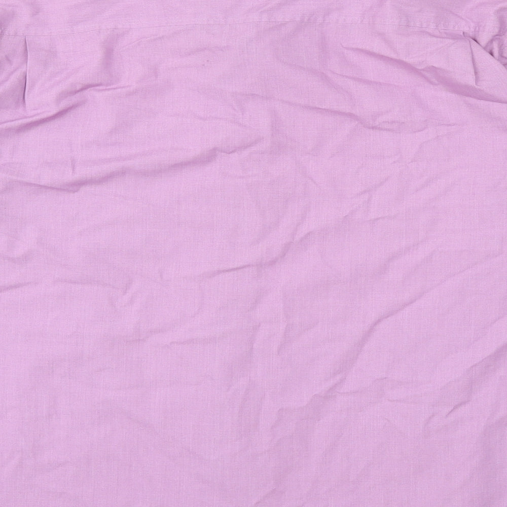 Burton Mens Purple    Button-Up Size 15.5