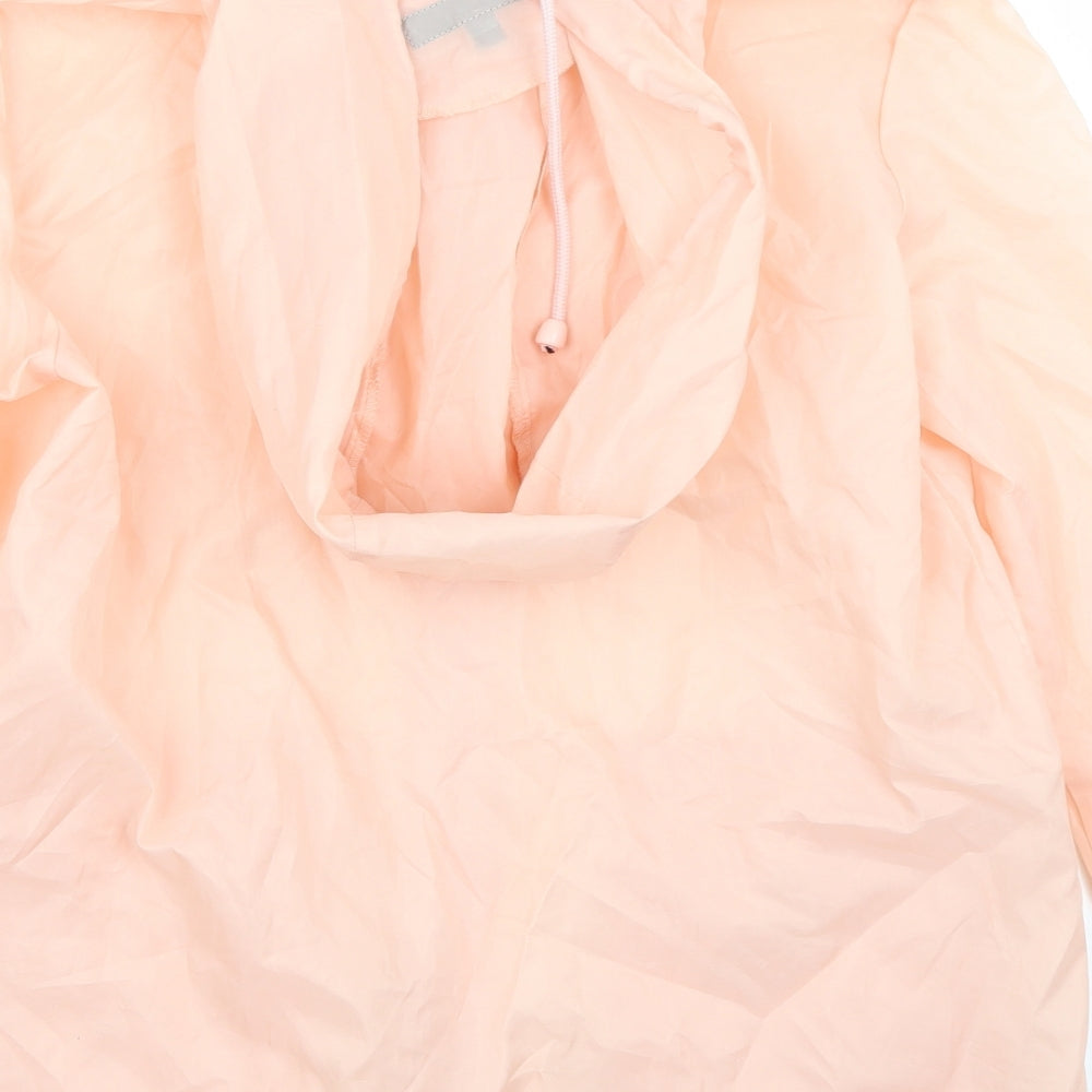 Missguided Womens Orange   Jacket Coat Size 8
