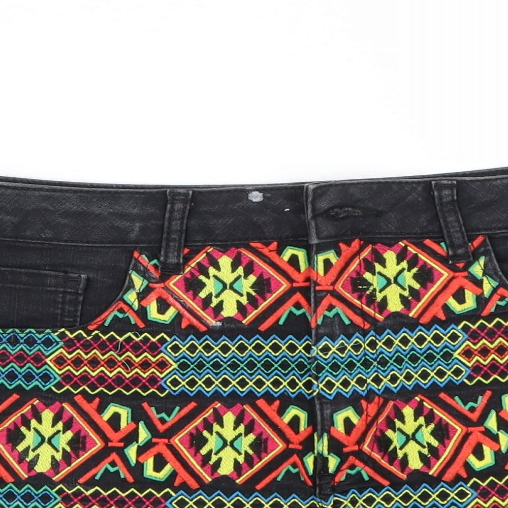 Topsop Womens Black   Bermuda Shorts Size 28