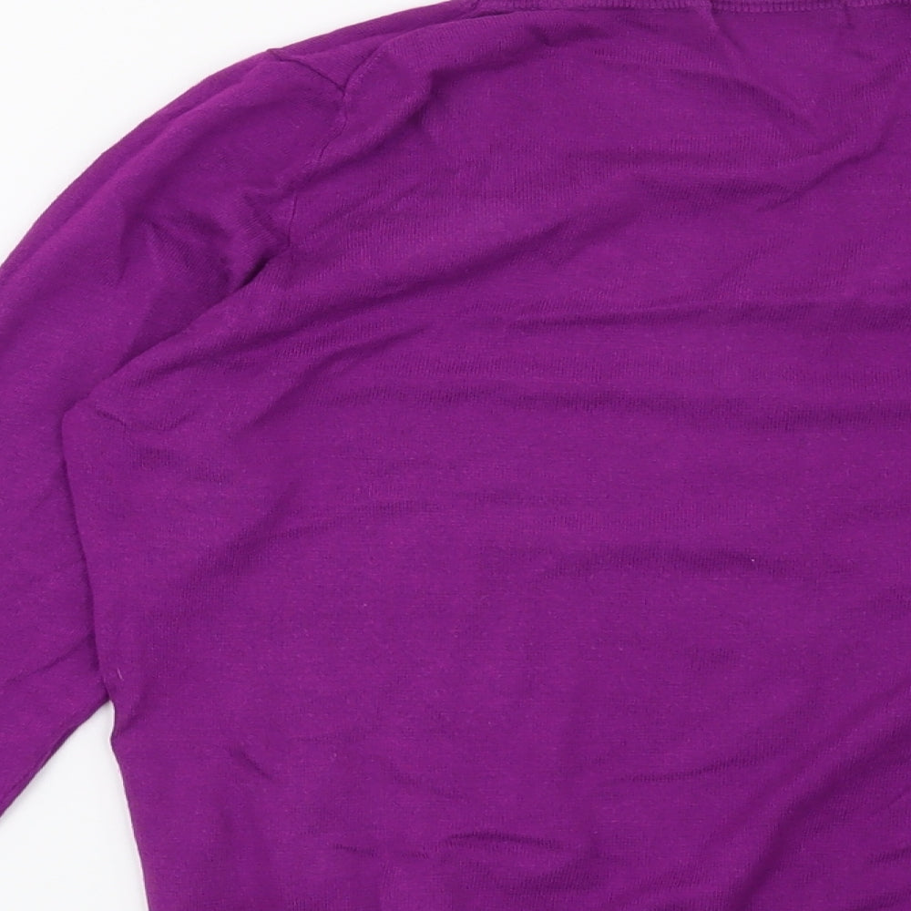 Marks and Spencer Womens Purple   Pullover Jumper Size 14