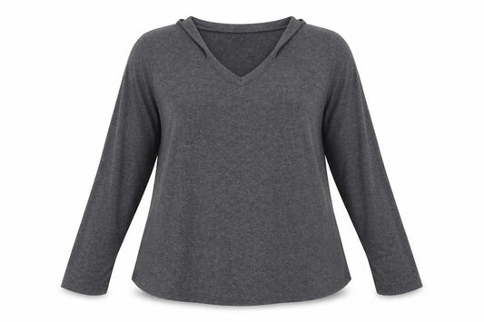 Preworn Womens Grey   Pullover Sweatshirt Size L