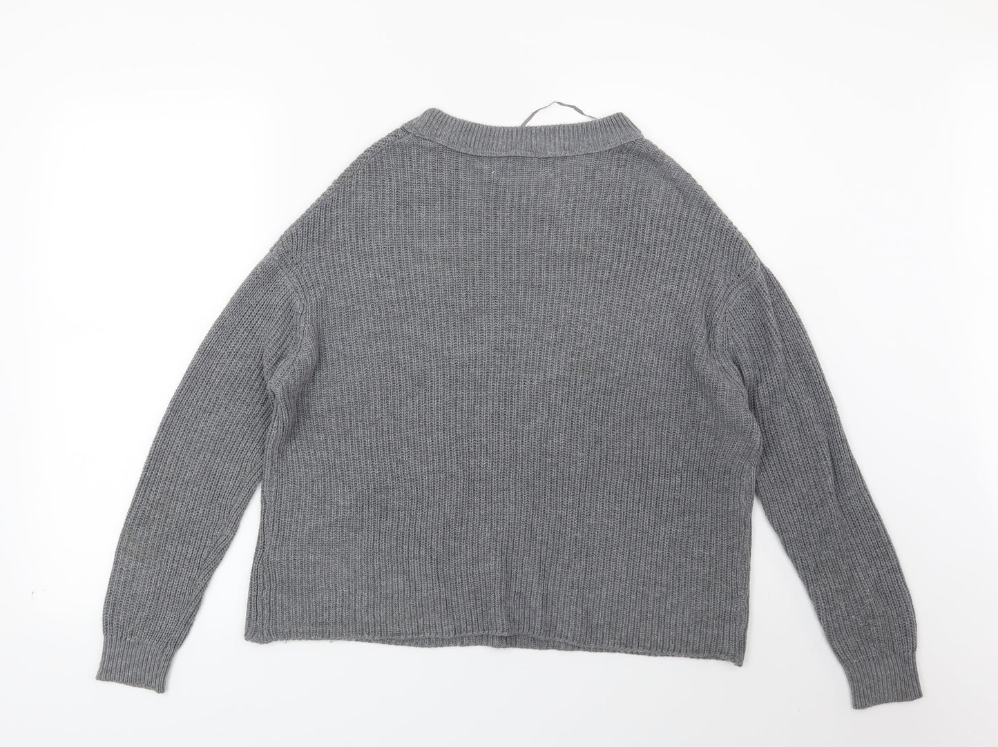 Pull&Bear Womens Grey   Pullover Jumper Size S