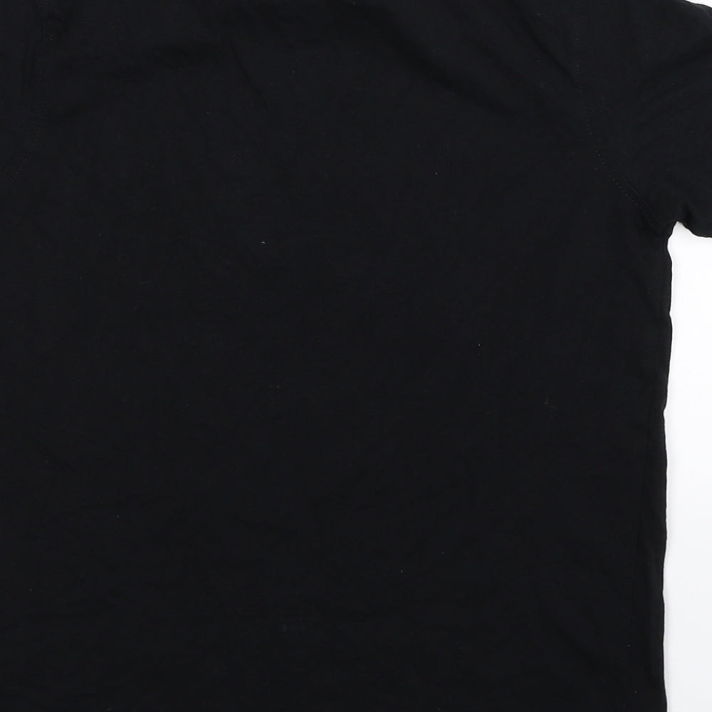 Preworn Boys Black   Basic T-Shirt Size M