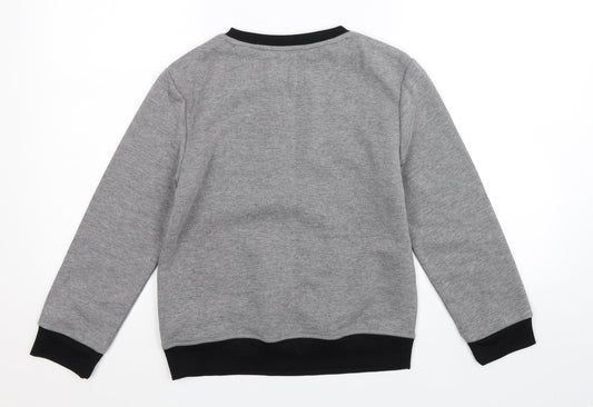 Primark Boys Grey   Pullover Sweatshirt Size 10-11 Years