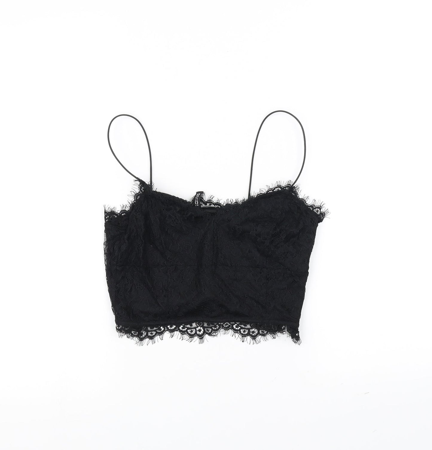 H&M Womens Black   Basic Blouse Size 8