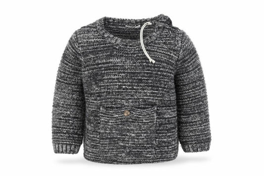 Mini Club Baby Grey  Knit Pullover Jumper Size 6-9 Months