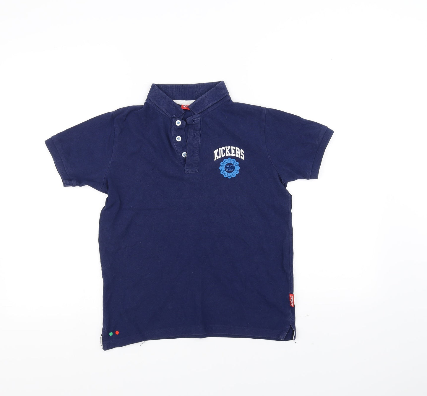 Kickers Boys Blue   Basic Polo Size 11-12 Years