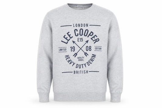 Lee Cooper Mens Grey   Pullover Jumper Size S