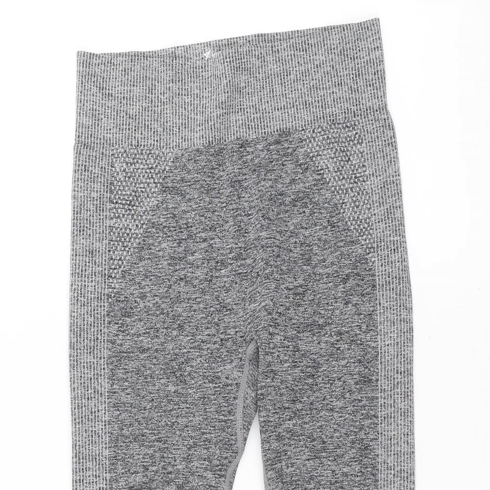 Workout Womens Grey   Jogger Leggings Size 10 L20 in - Cropped Leg