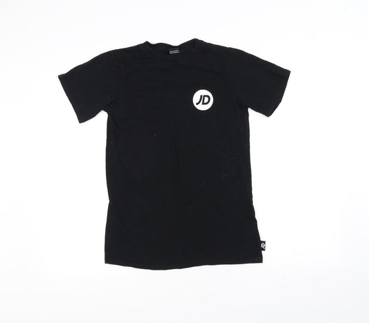 JD Womens Black   Basic T-Shirt Size 6