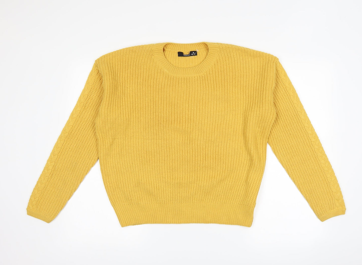 EWM Womens Yellow   Pullover Jumper Size S