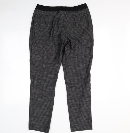 Papaya Womens Black   Dress Pants Trousers Size 12 L30 in