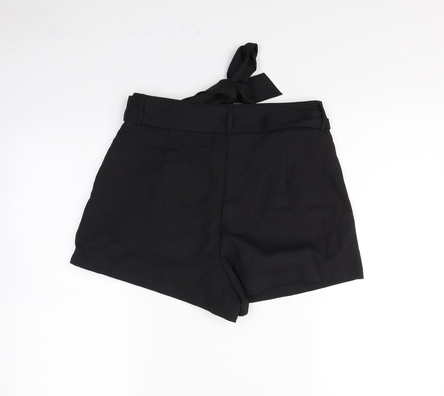 Preworn Womens Black   Paperbag Shorts Size M